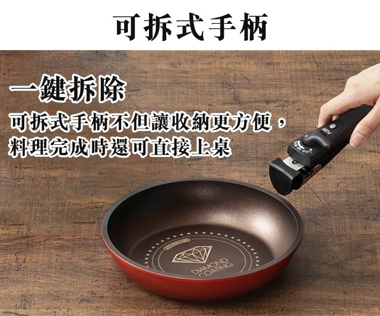 A012-01 IRIS OHYAMA 13件套IH不沾鍋具套裝 - 高耐久塗層 |可拆卸手柄 |易於清潔