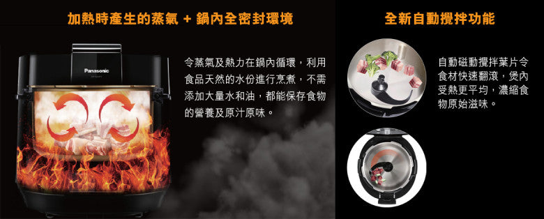 A008-16 Panasonic SR-SG501 5L Auto-Stir Pressure Cooker