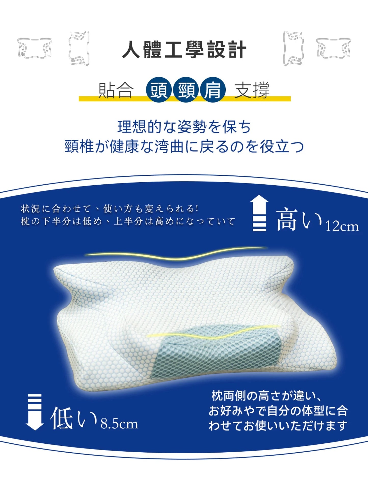 A017-04 DEAR.MIN升級版速睡防打呼枕