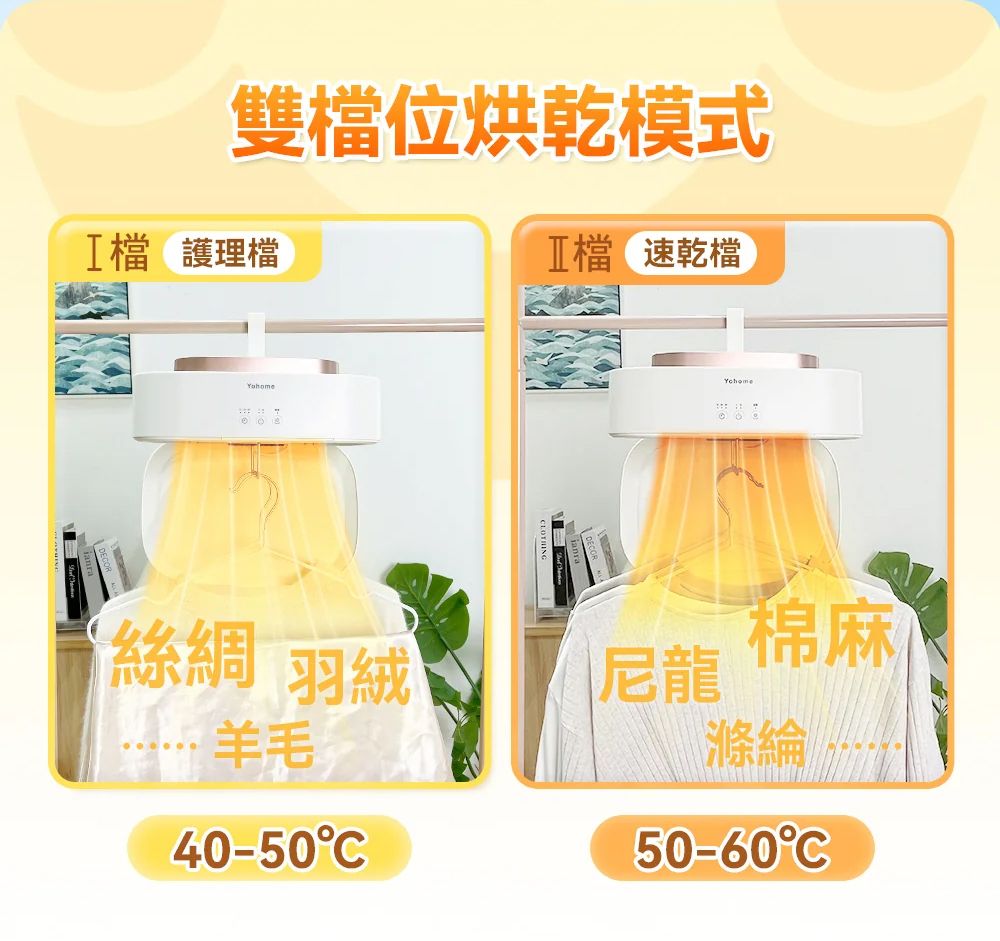 A005-01 Yohome Portable Mini Foldable Clothes Dryer with UV Sterilization