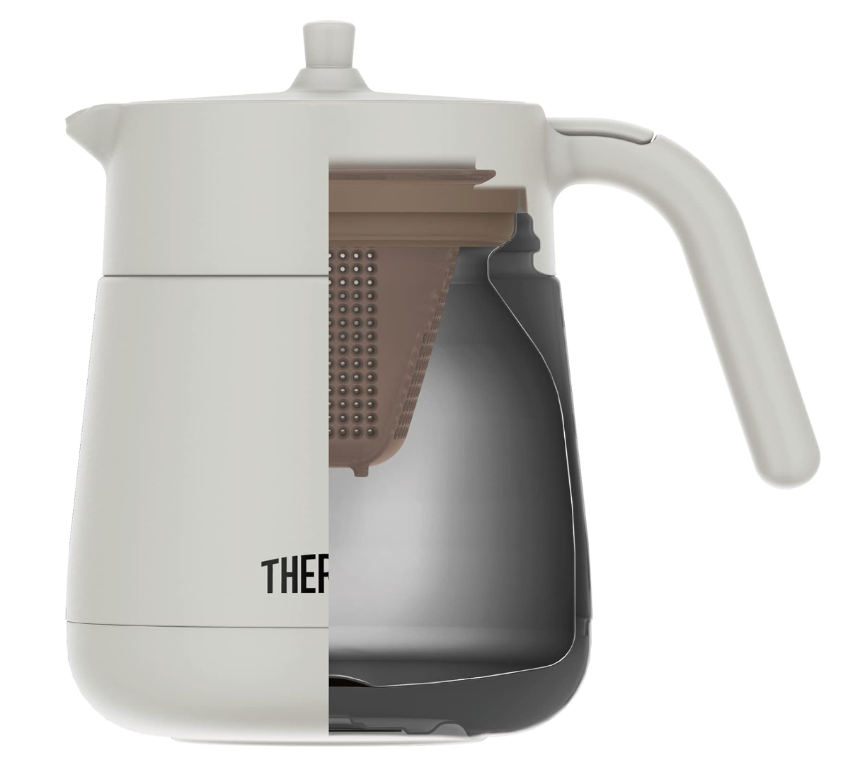 A008-18 Thermos TTE-700 700ml Vacuum Insulated Tea Pot with Infuser