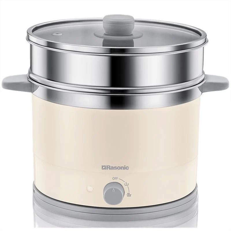 A008-17 Rasonic RSC-B18W 1.5L Multi-Layer Mini Steamer Cooker